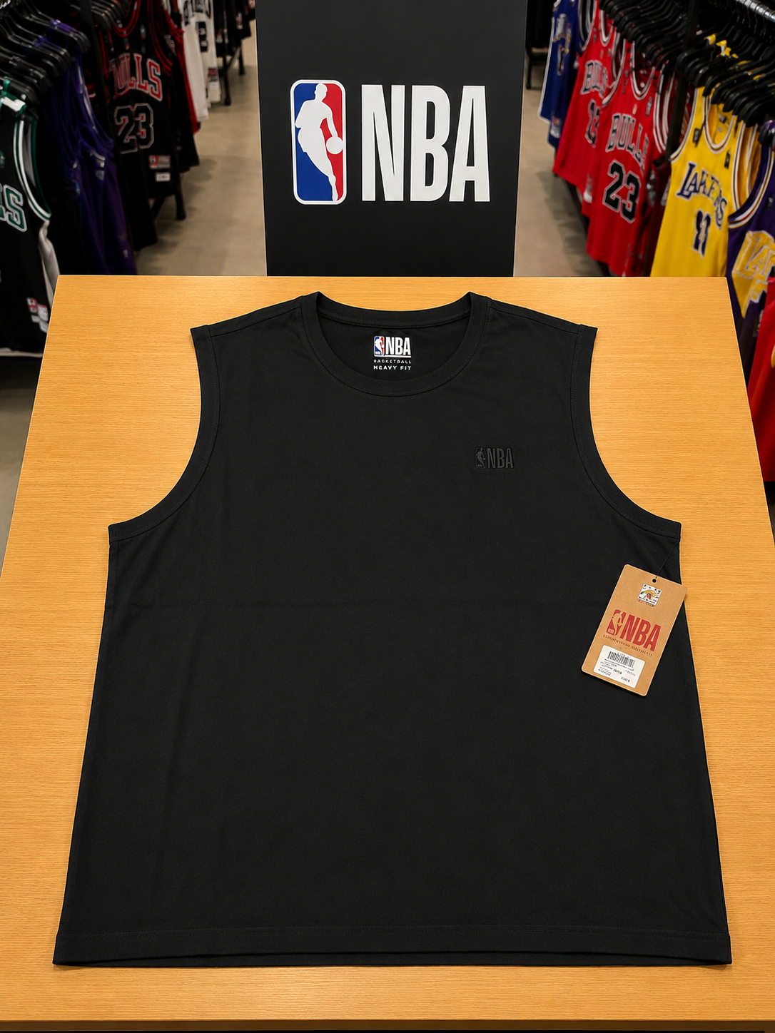 FRANELILLA NEGRA Franelilla Deportiva NBA Negra - Image 1