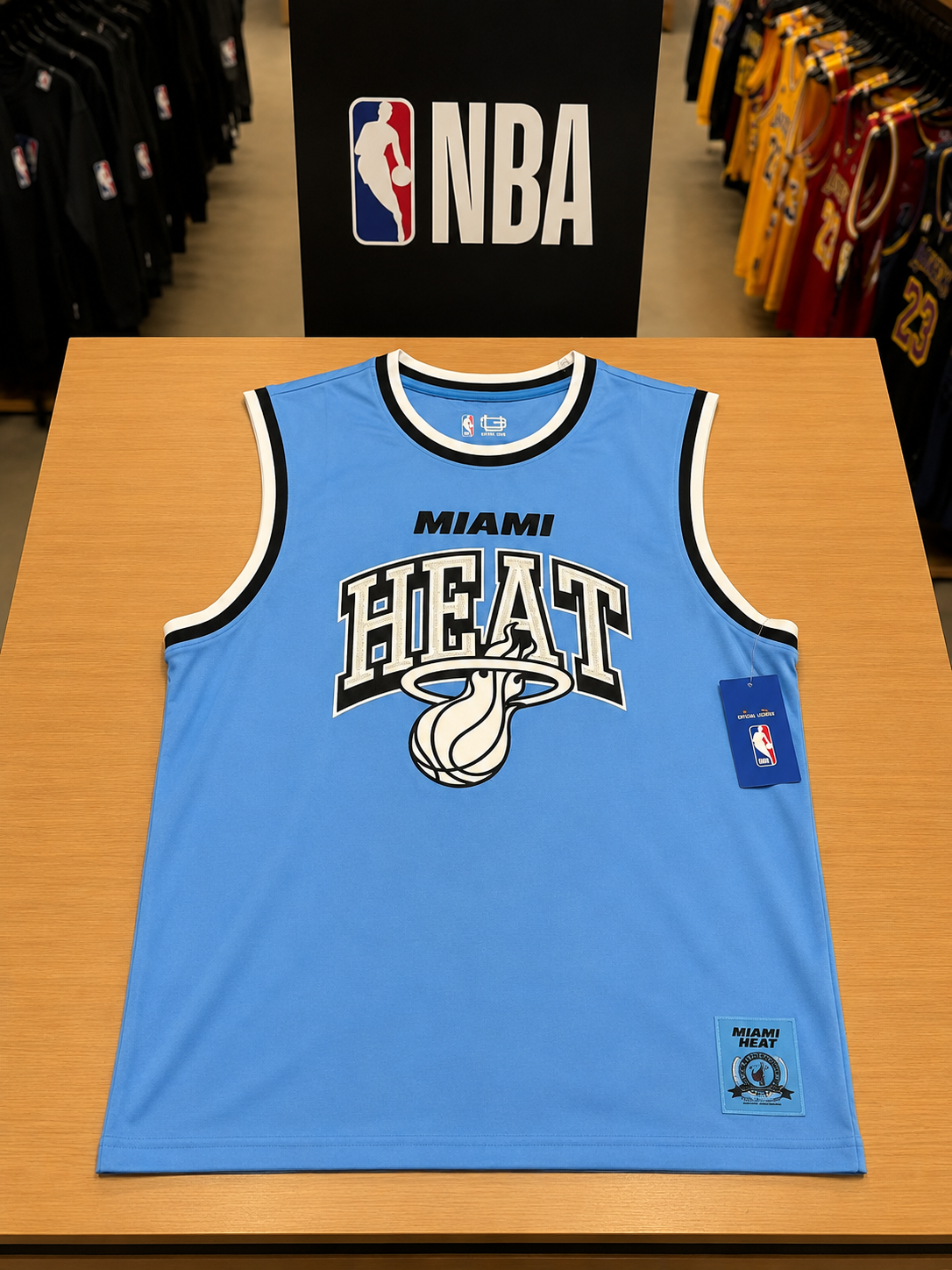 NBA AZUL Franela NBA Miami Heat Azul Sport - Image 1