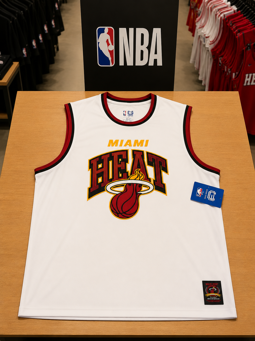 NBA BLANCA Camiseta Miami Heat NBA Blanca - Image 1
