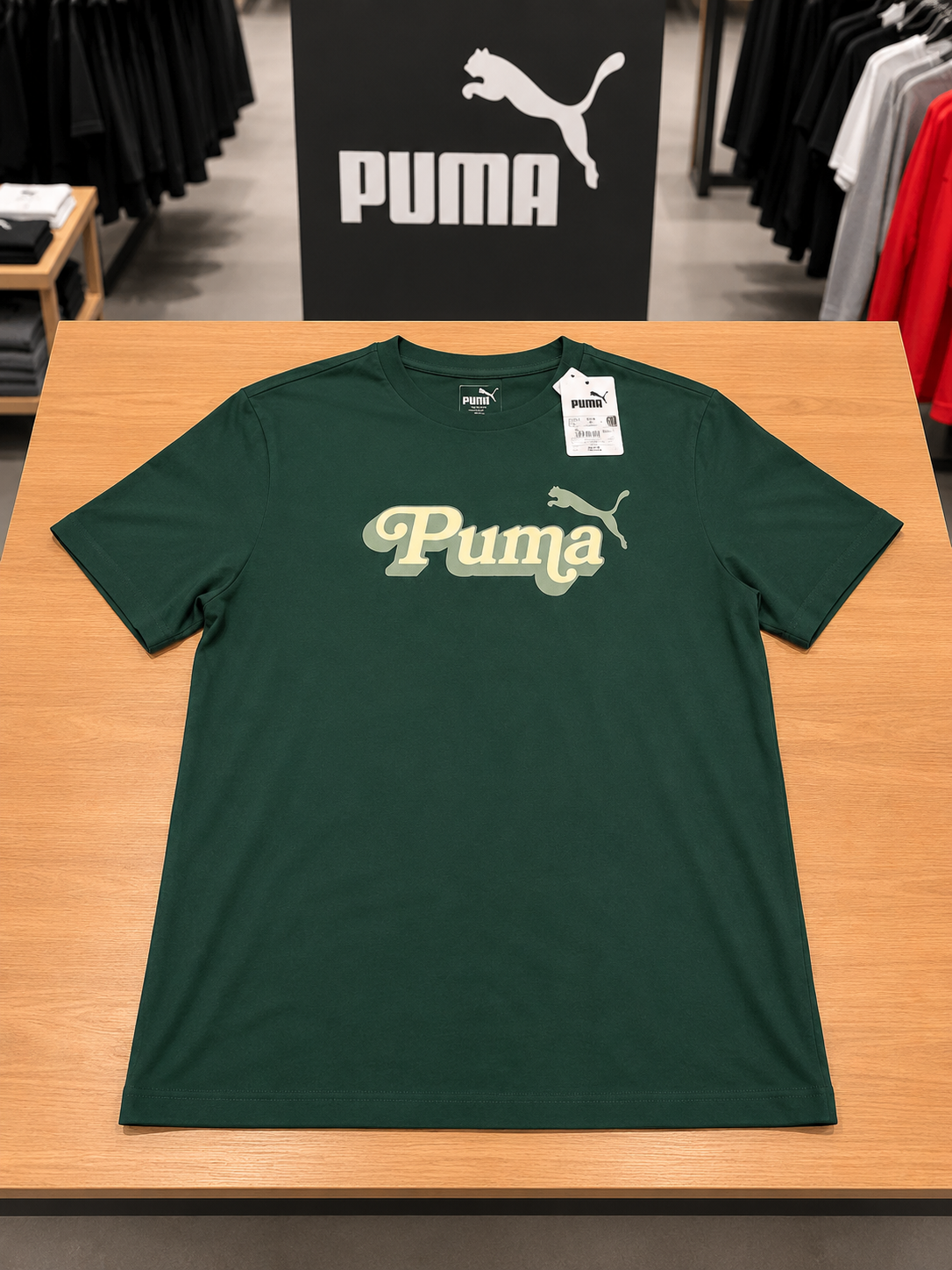 PUMA VERDE Franela Puma Verde Sport - Image 1