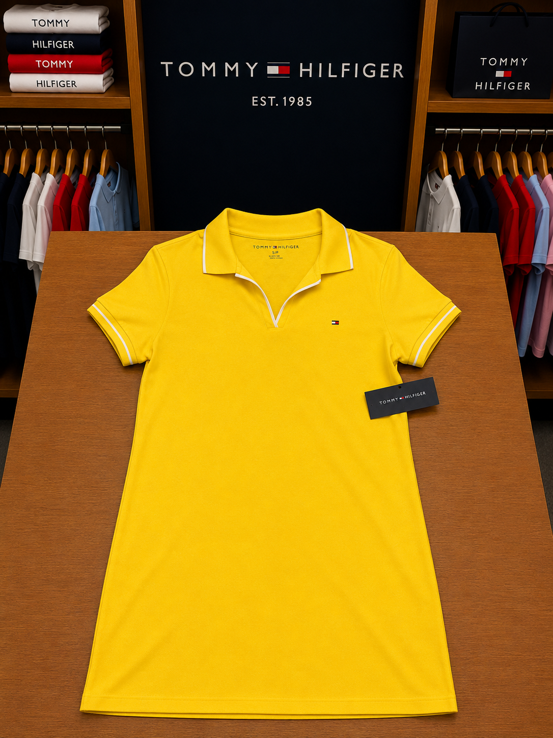 VESTIDO AMARILLO Vestido Tommy Hilfiger - Image 1