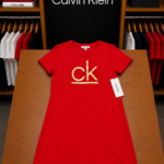 Vestido CK Rojo Casual Elegante