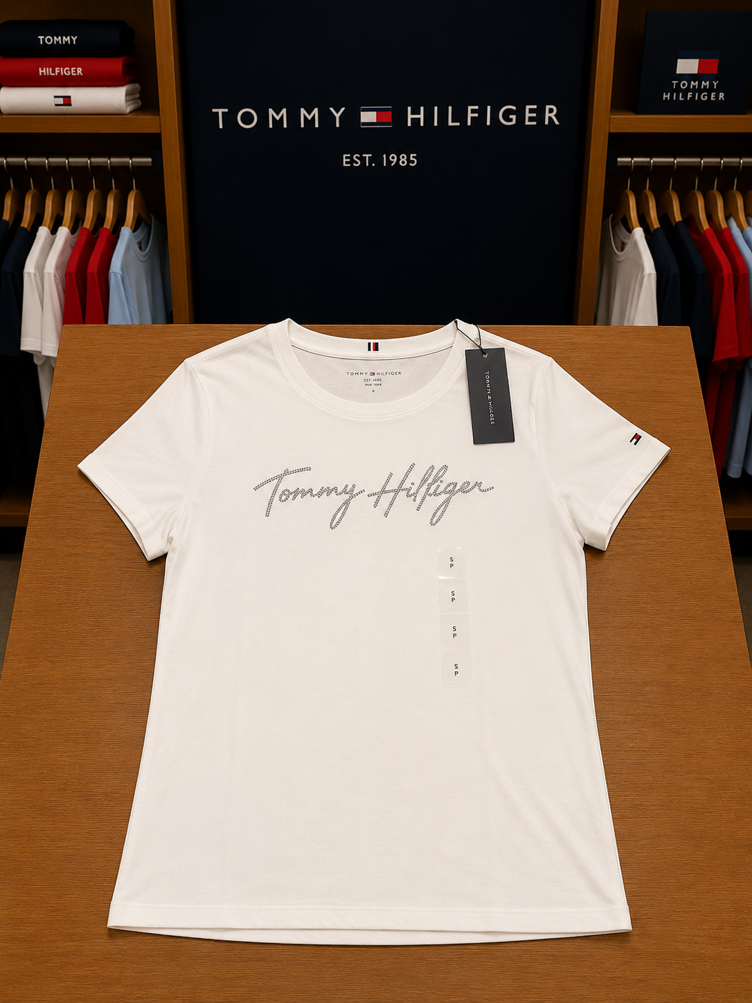 blanca tomy Camiseta Tommy Casual - Image 1